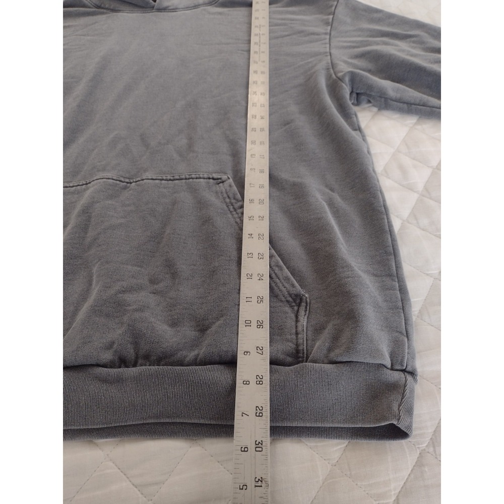 Talentless Hoodie Mens XXL Gray Heavyweight Sweatshirt Pullover Cotton Outdoor - Picture 4 of 7